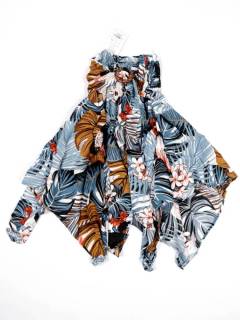 Modelo: Azul cl Faldas y Minifaldas - Falda Hippie Étnica FAPN08 - Modelo Azul cl