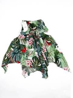 Modelo: Verde Faldas y Minifaldas - Falda Hippie Étnica FAPN08 - Modelo Verde