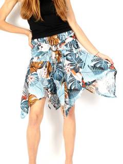 Falda/Top Étnica con Picos y hebilla de coco,  para comprar al por mayor o detalle  en la categoría de Ropa Hippie Bohemia de Mujer | ZAS. [FAPN11]