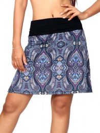 Detalle no seleccionable para compra Minifalda hippie 60% expandex detalle del producto