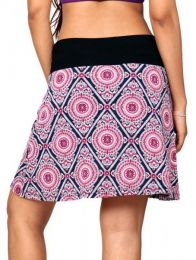 Detalle no seleccionable para compra Minifalda hippie 60% expandex detalle del producto