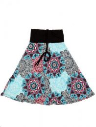 Modelo: Azul Falda larga por debajo de Mod Azul