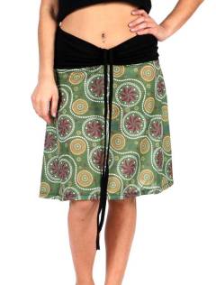 Faldas y Minifaldas - Falda que también puede FASN26 - Modelo Verde