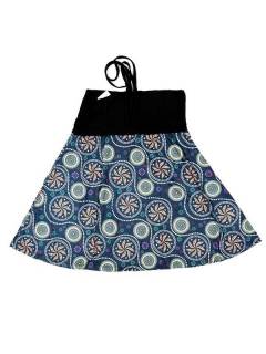 Modell: Blau Ethnische Hippie-Kleider - Kleid, das auch FASN31-T - Blue Model