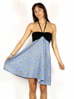 Vestido Hippie con estampado Etnico FASN3L-V para comprar al por mayor o detalle  en la categoría de Ropa Hippie de Mujer | ZAS.