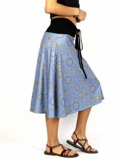 Falda Hippie con estampado Etnico,  para comprar al por mayor o detalle  en la categoría de Ropa Hippie Bohemia de Mujer | ZAS. [FASN3L]