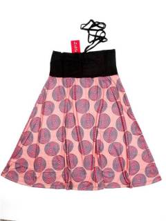 Modelo: Rosa Vestidos Hippie Étnicos - Vestido larga que también FASN41-V - Modelo Rosa