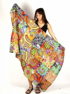  Pareo hippie patchwork estampado. para comprar al por mayor o detalle  en la categoría de Complementos y Accesorios Hippies  Alternativos  | ZAS  [FUHC01] .
