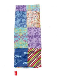 Modelo: M01 Pañuelos Fulares y Pareos - Pareo hippie patchwork estampado FUHC01 - Modelo M01