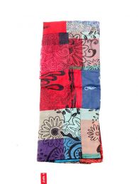 Modelo: M13 Pañuelos Fulares y Pareos - Pareo hippie patchwork estampado FUHC01 - Modelo M13