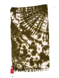 ZAS robapinzas.com | Pareo Bicolor teñido con la técnica de tie dye (Tinte con nudos) medidas aproximadas: 170x115cm. La técnica de teñido Tie Dye es totalmente manual técniamente no hay dos prendas exactamente igulaes por lo que los patrones y colores son aproximados.