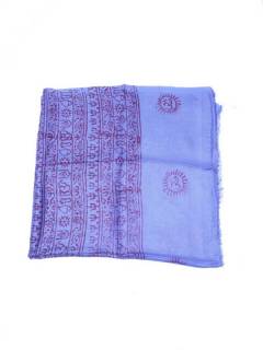 Modelo: Azul Pañuelos Fulares y Pareos - Fular Pareo Hippie Hare Rama FUKA01 - Modelo Azul