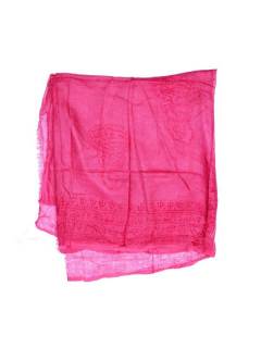 Modelo: Granate Pañuelos Fulares y Pareos - Fular Pareo Hippie Hare Rama FUKA01 - Modelo Granate