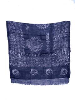 Pañuelo Fular Hippie Om Hare Rama 120x60cm,  para comprar al por mayor o detalle  en la categoría de Complementos y Accesorios Hippies  Alternativos  | ZAS. [FUKA02]
