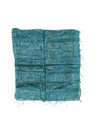 Modelo: Azul Pañuelos Fulares y Pareos - Foulard viscosa, cuadrado, FUKA07 - Modelo Azul