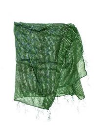 Modelo: Verde Foulard viscosa, cuadrado, Mod Verde