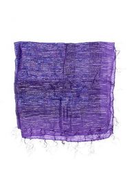Modelo: Morado Foulard viscosa, cuadrado, Mod Morado