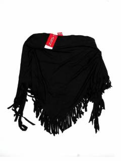 Modelo: Negro Pañuelos Fulares y Pareos - Chal que puede usarse de mil FUPN01P - Modelo Negro