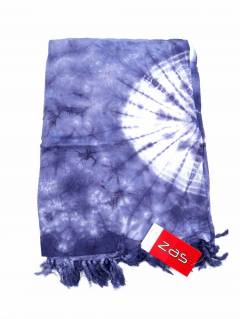 Modelo: Azul Pañuelos Fulares y Pareos - Pareo de rayón en colores FUPN03 - Modelo Azul