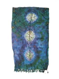 Pareo de rayón Tie Dye multicolor, para comprar al por mayor o detalle.[FUPN04]