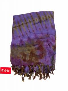 Pañuelos Fulares y Pareos - Pareo de rayón en colores FUPN04 - Modelo Morado