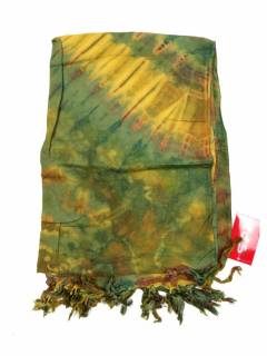 Pañuelos Fulares y Pareos - Pareo de rayón en colores FUPN04 - Modelo Verde