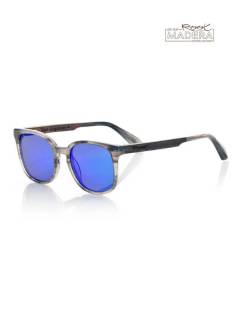Modelo: Azul revo Gafas de Madera - Root - Gafas de sol con patillas GFDR03 - Modelo Azul revo