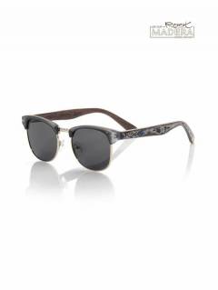 Modelo: Grises Gafas de Madera - Root Sunglasses - Gafas de sol con patillas GFDS11 - Modelo Grises