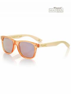 Gafas de Madera - Root Sunglasses - Gafas de sol con patillas GFDS20 - Modelo Malva revo