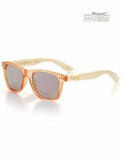 Gafas de Madera - Root Sunglasses - Gafas de sol con patillas GFDS20 - Modelo Dorado revo