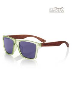 Modelo: Morado revo Gafas de Madera - Root - Gafas de sol con patillas GFDS27 - Modelo Morado revo