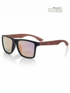 Gafas de Madera - Root Sunglasses - Gafas de sol con patillas GFDS29 - Modelo Malva revo