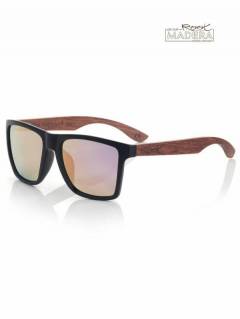 Modelo: Malva revo Gafas de Madera - Root - Gafas de sol con patillas GFDS29 - Modelo Malva revo