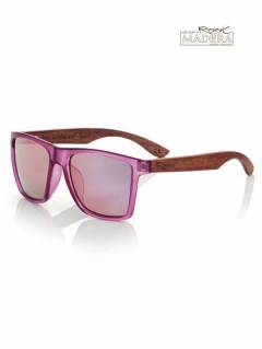Gafas de Madera - Root Sunglasses - Gafas de sol con patillas GFDS31 - Modelo Malva revo