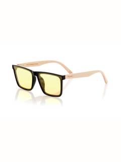 Modelo: Amarillo Gafas de Sol Madera - Root - Gafas de sol con patillas GFDS53 - Modelo Amarillo