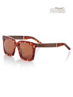 Gafas de Madera - Root - Gafas de sol con patillas GFFR10 - Modelo Marrón degradado