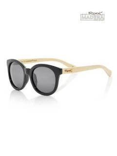 Modelo: Grises Gafas de Sol de Madera Root - Gafas de sol con patillas GFFR18 - Modelo Grises