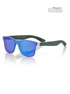 Modelo: Verde revo Gafas de Madera - Root Sunglasses - Gafas de sol con patillas GFFR27 - Modelo Verde revo