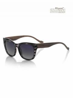 Modelo: Gris degradado Gafas de Madera - Root Sunglasses - Gafas de sol con patillas GFGU05 - Modelo Gris degradado