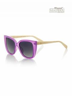 Gafas de Madera - Root Sunglasses - Gafas de sol con patillas GFGU07 - Modelo Gris degradado