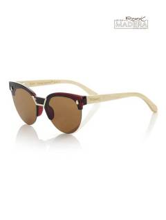 Modelo: Marrón Gafas de Madera - Root - Gafas de sol con patillas GFGU10 - Modelo Marrón