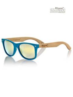 Modelo: Amarillo revo Gafas de Sol de Madera Root - Gafas de sol con patillas GFJA07 - Modelo Amarillo revo