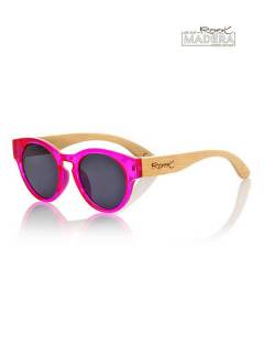 Modelo: Gris Gafas de Sol de Madera Root - Gafas de sol con patillas GFJA10 - Modelo Gris