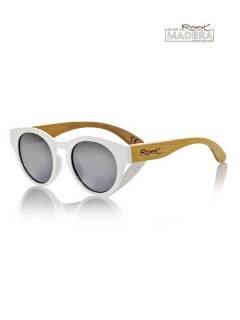 Modelo: Gris revo Gafas de Sol de Madera Root - Gafas de sol con patillas GFJA13 - Modelo Gris revo