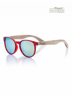 Gafas de Madera - Root Sunglasses - Gafas de sol con patillas GFJA20 - Modelo Amarillo revo