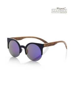 Modelo: Morado revo Gafas de Sol de Madera Root - Gafas de sol con patillas GFJA41 - Modelo Morado revo