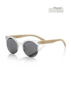 Modelo: Grises Gafas de Sol de Madera Root - Gafas de sol con patillas GFJA42 - Modelo Grises