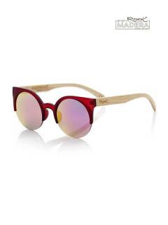 Modelo: Rosa revo Gafas de Sol de Madera Root - Gafas de sol con patillas GFJA43 - Modelo Rosa revo