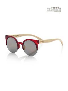 Modelo: Dorado revo Gafas de Sol de Madera Root - Gafas de sol con patillas GFJA43 - Modelo Dorado revo