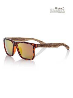 Modelo: Lentes rojo revo Gafas de Sol de Madera Root - Gafas de sol con patillas GFJA49 - Modelo Lentes rojo revo